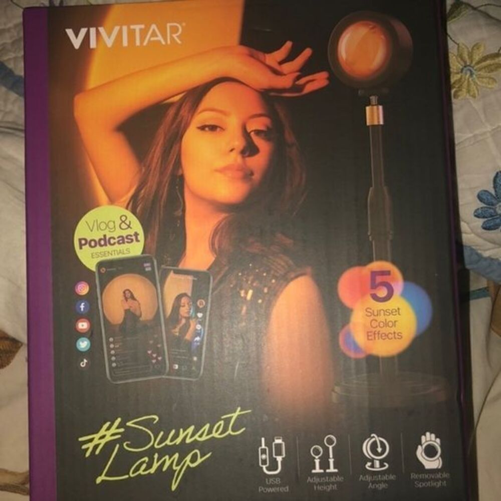 Vivitar light spotlight sunset  multi color effects